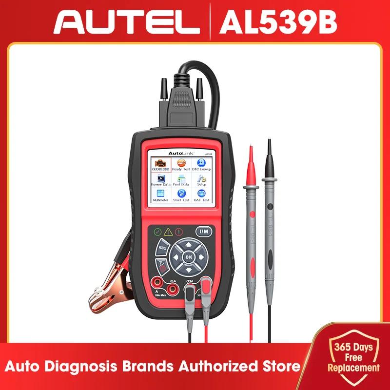 Autel Autolink AL539B OBD2 ĳ, 3 in 1 ڵ , 12V ͸ ׽, DC AC ,  ׽Ʈ , ڵ м